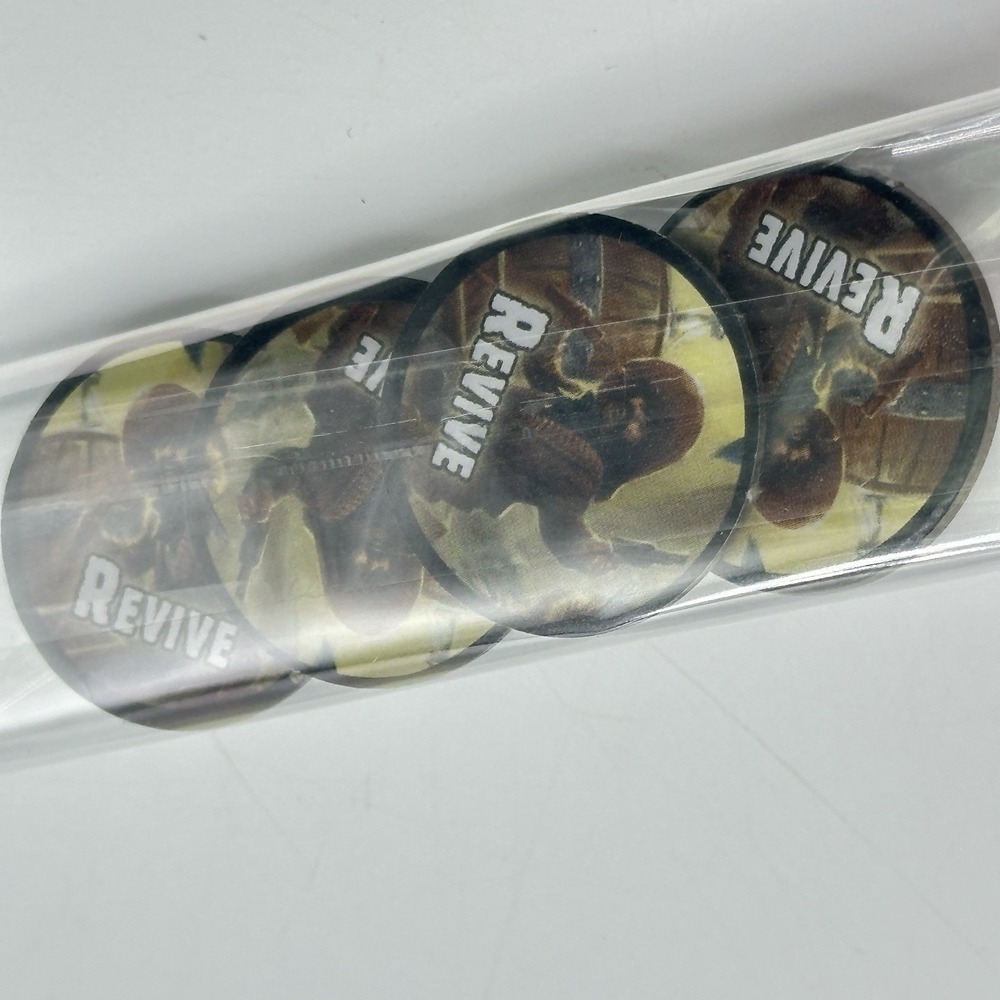Shadows of Brimstone City of Ancients Revive Tokens Complete Set of 4 Markers